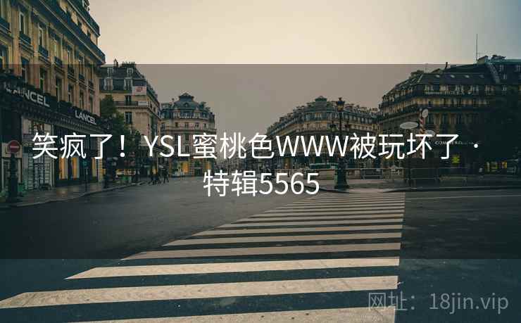 笑疯了！YSL蜜桃色WWW被玩坏了 · 特辑5565